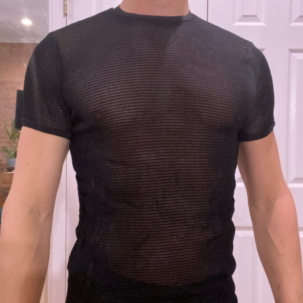 Zara mesh short sleeve